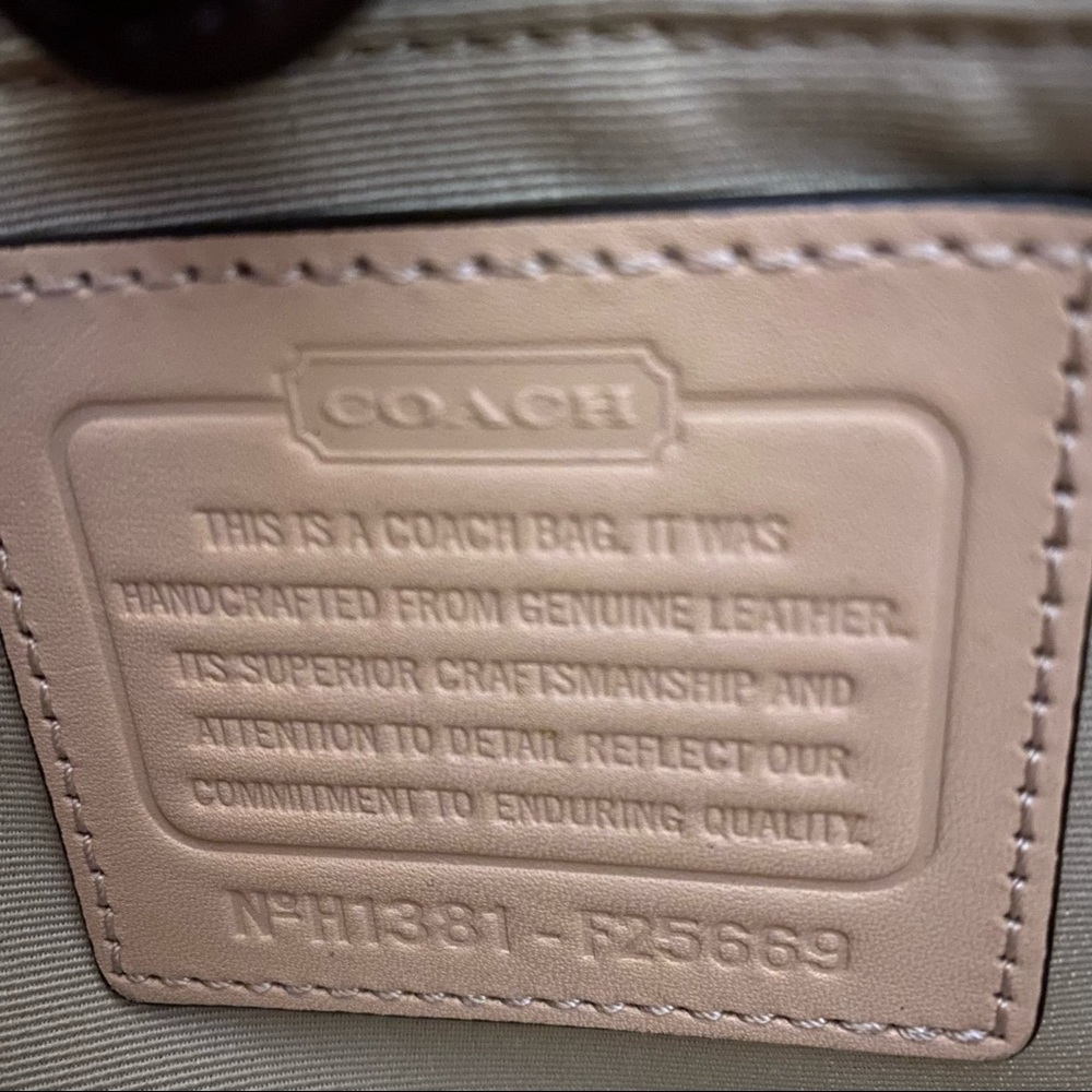 Coach Purse Tote - Brown - Picture 10 of 16